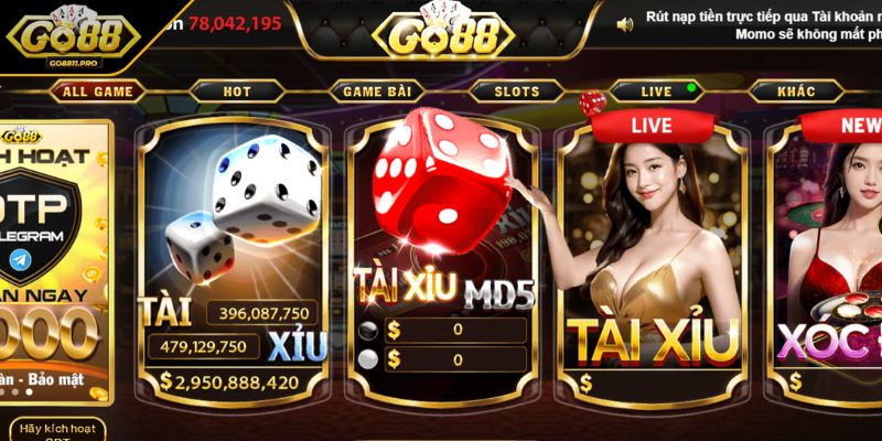 GO88 - Đổi Thưởng Xanh Chín, Uy Tín Tạo Nên Đẳng Cấp 5 Giao diện được thiết kế vô cùng ấn tượng và độc đáo