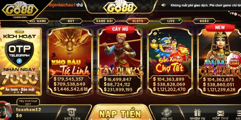 GO88 - Đổi Thưởng Xanh Chín, Uy Tín Tạo Nên Đẳng Cấp 8 Slot game GO88 là một trong những trò chơi được yêu thích nhất